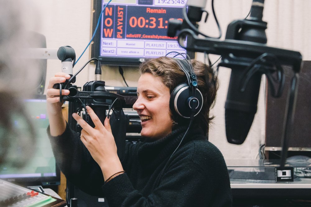 Tania Napravnik von Women on Air, Fotocredit: Tania Pilz